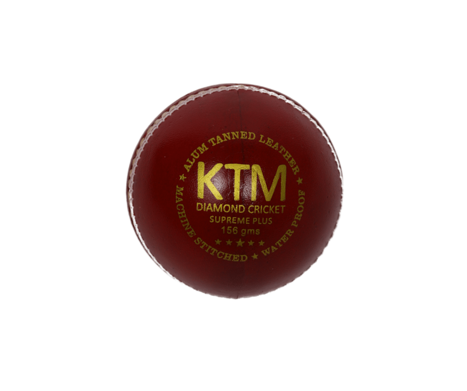 Cricket Ball Supreme Plus - Red Standard 156 gms, machine stiched, alum tanned leather